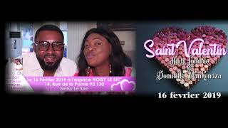 SOIREE SAINT VALENTIN ADDY LONDOLE ET DOMITILLE MANKENDZA [upl. by Alleira]