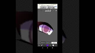 Gacha eye tutorial easy sorry if I was too fast gacha gachatutorials ibispaint [upl. by Einalem]