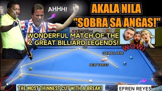 🌎 EFREN BATA REYES AKALA NILA SOBRANG ANGAS LANG WONDERFUL MATCH BETWEEN TWO GREAT BILLIARD LEGENDS [upl. by Karab10]