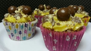 HOW TO MAKE MALTESER CUPCAKES [upl. by Akinit]