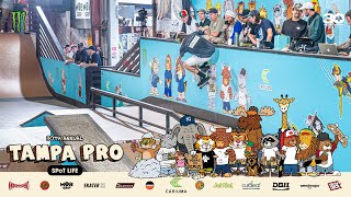 Tampa Pro 2024 Pro Street Practice  SPoT Life [upl. by Rehposirhc]