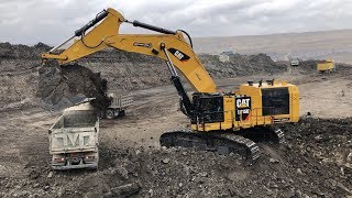 Huge Caterpillar 6015B Excavator 147 Tones  Sotiriadis Brothers [upl. by Lorolla]