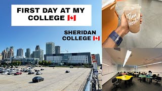 My First Day at College in Canada🇨🇦  Sheridan College  International Student [upl. by Skvorak141]