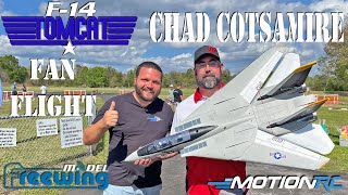 Freewing F14 Twin 64mm Flown By Chad Cotsamire At Jax Jet Madness  Fan Flight  Motion RC [upl. by Timothee970]