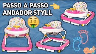 Andador Styl Baby Como montar passo a passo [upl. by Parnas673]