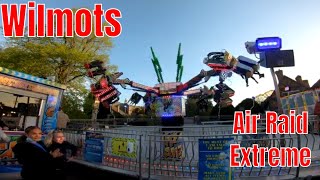 Wilmots Air Raid Extreme Funfair Ride Video  Beaconsfield UK Charter Funfair 2021 [upl. by Adnaloj]