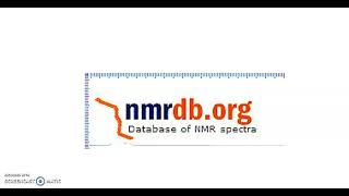 nmrdborg prediciendo espectros RMN [upl. by Siravart]