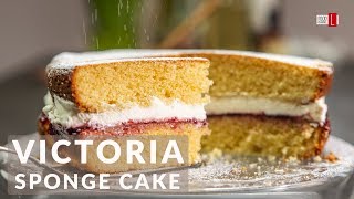 Classic Victoria Sponge Cake  Classic Victoria Sandwich  Food Channel L  A New Recipe Every Day [upl. by Nehgam]