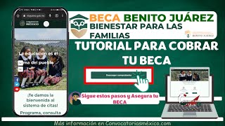 Tutorial Para COBRAR TU BECA Recibe tu Beca Benito Juárez 2022 Siguiendo estos pasos [upl. by Syned]