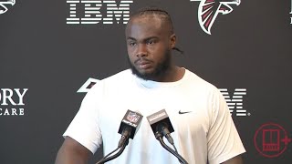 Atlanta Falcons Grady Jarrett talks as mandatory minicamp wraps up [upl. by Fuhrman318]