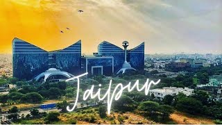 Jaipur city drone view  Rajasthan  Pink city  Tourist places in Jaipur  Jaipur city tour [upl. by Nalym]