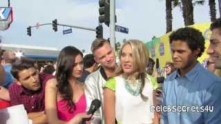 Power Rangers Super MegaForce Cast Interview  2014 Kids Choice Awards [upl. by Stickney]