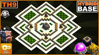 NEW BEST TH9 Base 2023 with COPY LINK  Town Hall 9 Ring Base Design  Clash of Clans [upl. by Orthman357]