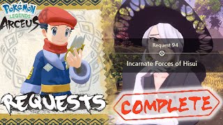 Pokemon Legends Arceus Request 94 Walkthrough quotIncarnate Forces of Hisuiquot How To Unlock amp Guide [upl. by Theo]