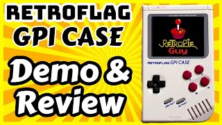 RetroFlag GPI Case Handheld Video Game Console  Demo amp Review  RetroPie Guy Product Review [upl. by Egreog416]