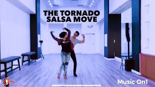 SALSA TUTORIAL Smooth Salsa Move with Nery Garcia amp Serena Cuevas Tornado 360 Move [upl. by Sneve826]