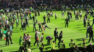 RIOTS AT SCOTTISH CUP FINAL RANGERS VS HIBS FAN FOOTAGE 3 [upl. by Thorne]