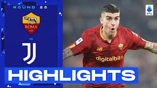 RomaJuventus 10  Roma edge Juve at the Olimpico Goal amp Highlights  Serie A 202223 [upl. by Philo]