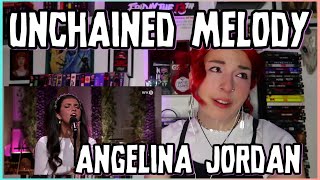 REACTION  ANGELINA JORDAN quotUNCHAINED MELODYquot [upl. by Cary170]