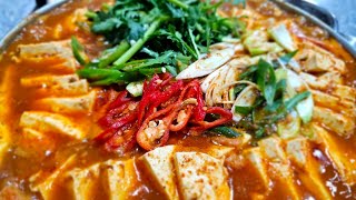 Seoul Tour The story of a trip to taste in Incheon Spicy pollack soup with yellow corvina [upl. by Natica]