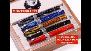 Montegrappa 1930 Extra Collection Review [upl. by Adehsor]