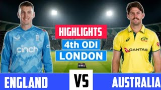 Australia vs England। 4TH ODI Match highlights। Abhicrickettak [upl. by Remsen471]