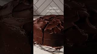 MATILDAS CHOCOLATE CAKE the best chocolate fudge cake recipe ever matildacake chocolatecake [upl. by Phyllys]