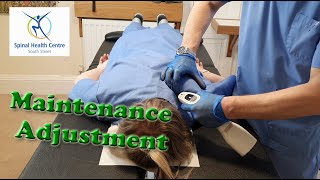 Chiropractic Activator maintenance adjustment  Accidental ASMR [upl. by Batholomew118]