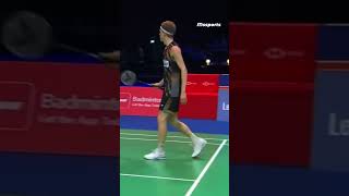 Li shi feng angry moment badminton [upl. by Asatan]