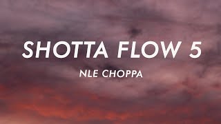 NLE Choppa  Shotta Flow 5 Lyrics [upl. by Ellebasi]