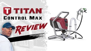 Best Budget Airless Paint Sprayer 2021 Titan Controlmax 1700 HEA Review [upl. by Bigg220]