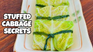 Secret to Perfect Steamed Stuffed Cabbage Rolls by CiCi Li [upl. by Orr]