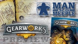 Gearworks PieceKeeper Games Preview by Man Vs Meeple [upl. by Katzman]