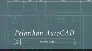 AutoCAD Part 2  Bonjean Curve [upl. by Dedie]