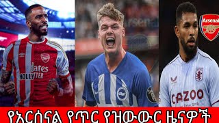 arsenal transfer news today የአርሰናል የጥር የዝውውር ዜና douglas luiz to arsenal ivan tony to arsenal [upl. by Levi583]