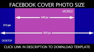 Facebook Cover Photo Size 2020 COMPLETE  Facebook Cover Photo Template [upl. by Ernaldus]