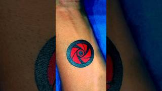 Sharingan eye ❤️❤️  tattoo temporarytatto art trending shorts [upl. by Hagerman35]