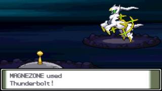 Pokémon Platinum  Capturing Arceus [upl. by Nodaj]