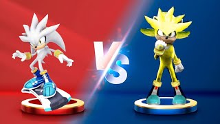 Sonic Dash  Chrono Silver VS Super Silver  Movie Sonic vs All Bosses Zazz Eggman [upl. by Jacy937]