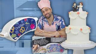 I Baked a WEDDING CAKE in an EASYBAKE Oven [upl. by Shane]