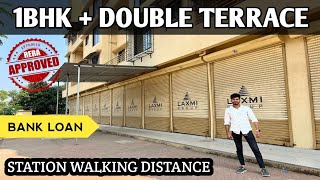 1BHK DOUBLE TERRACE🏡RERA APPROVED 💥mumbai home neralproperty youtube building salerealestate [upl. by Chuipek]