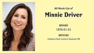 Minnie Driver Movies list Minnie Driver Filmography of Minnie Driver [upl. by Ximenez]