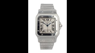 Cartier Santis Galbee Pre Owned Watch Ref 1564 [upl. by Eiddet761]