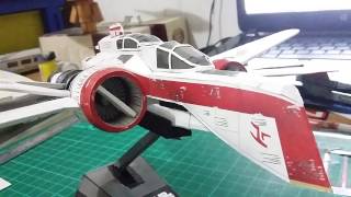 Papercraft Star Wars ARC170 Starfighter [upl. by Mick]