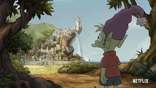 BA NETFLIX 2018 ÉVÉNEMENT  Désenchantée la nouvelle série danimation de Matt Groening 17 08 2018 [upl. by Vonnie]