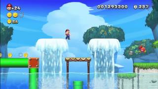 Sparkling Waters1 Watersprout Beach New Super Mario Bros Wii U [upl. by Gaiser]