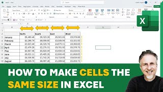 How to Make all Cells the Same Size in Excel [upl. by Yeoj]