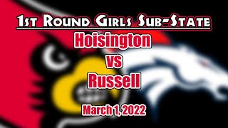 Russell  Hoisington Basketball Varsity  Girls [upl. by Marybella]