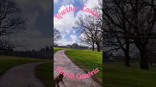 Lowther Castle dog Walk castle history dog [upl. by Zebapda80]