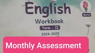 2nd stdEnglish workbook answersmonthly assessmentclass2 [upl. by Dania]